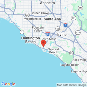 Map to Smile Central Dental office in Newport Beach, CA