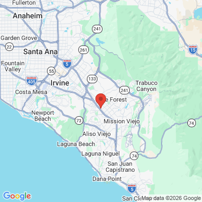 Map to Primary Office office in Lake Forest, CA