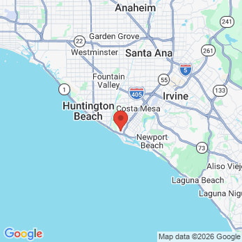 Map to Dr. Tracy Tran office in Newport Beach, CA