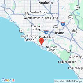 Map to Portside Dentistry office in Newport, CA