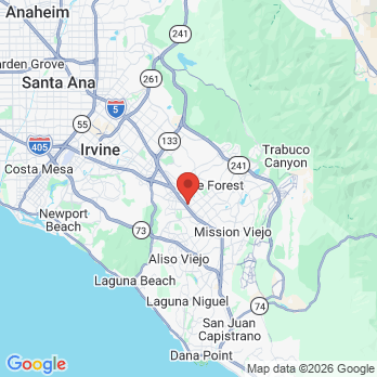 Map to Lukasz A. Gorski DDS office in Lake Forest, CA