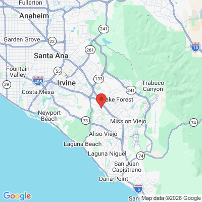 Map to Smile Craft Dental Group office in Laguna Hills, CA