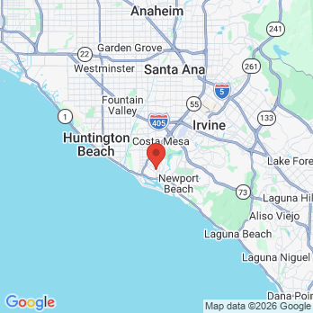 Map to Newport Beach Dental Dr. Lance Alder office in Newport Beach, CA