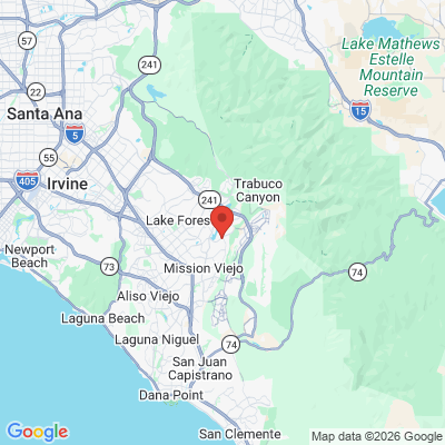 Map to Smile Dental Boutique office in Mission Viejo, CA