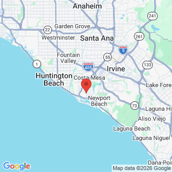 Map to Newport Pediatric Dentistry office in Newport Beach, CA