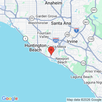 Map to Smile Spa Dental office in Newport Beach, CA
