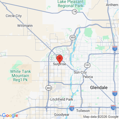 Map to  office in Surprise, AZ