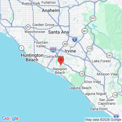 Map to  office in Newport Beach, CA