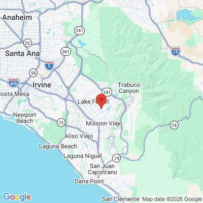 Map to  office in Mission Viejo, CA