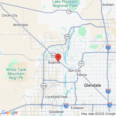 Map to  office in Surprise, AZ