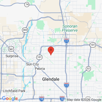 Map to Shannon M. Coen DMD PC office in Glendale, AZ
