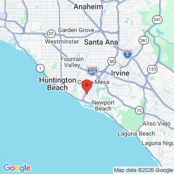 Map to SoCal Smiles Dentistry office in Costa Mesa, CA