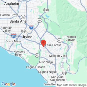 Map to Irvine Spectrum Dental Group, Inc. office in Irvine, CA