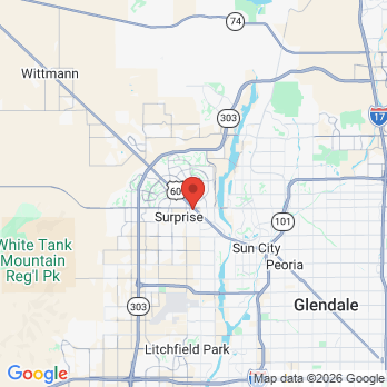 Map to Gentle Dental Grand Ave  office in Surprise, AZ