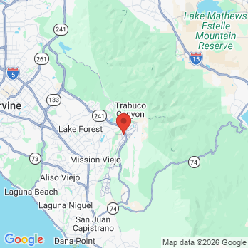 Map to Signature Endodontics  office in Rancho Santa Margarita, CA
