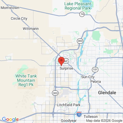 Map to  office in Surprise, AZ