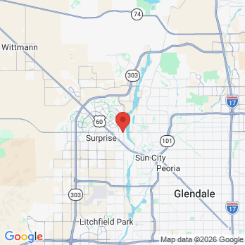 Map to Smiles By Delivery Office office in Surprise, AZ