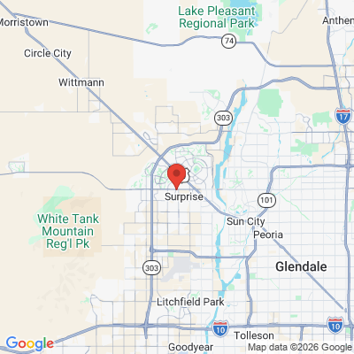 Map to  office in Surprise, AZ