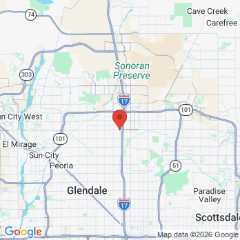 Map to Beautiful Smiles of Arizona   office in Phoenix, AZ
