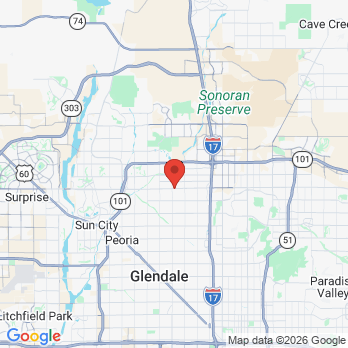 Map to ASDA office in Glendale, AZ