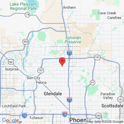 Map to  office in Phoenix, AZ