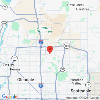 Map to 7th and Bell Dental Group office in Phoenix, AZ