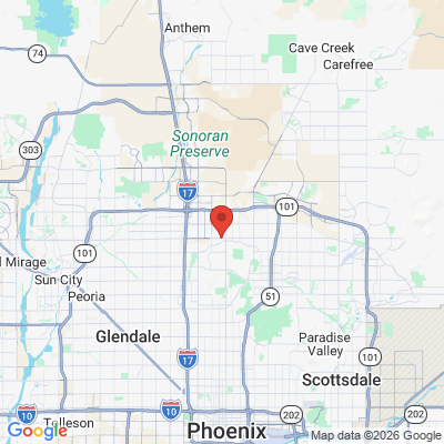 Map to  office in Phoenix, AZ