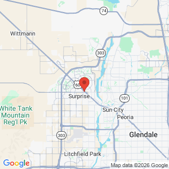 Map to 0851001495 office in Surprise, AZ