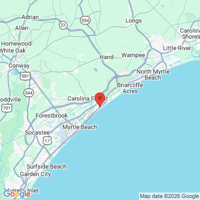 Map to  office in Myrtle Beach, SC