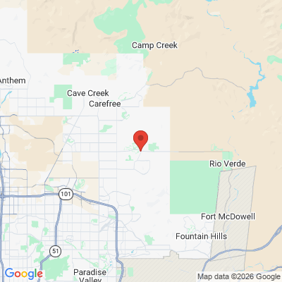 Map to Dynamite Smiles Dentistry office in Scottsdale, AZ
