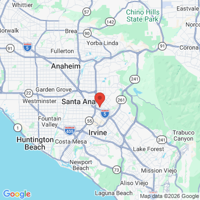 Map to  office in Tustin, CA