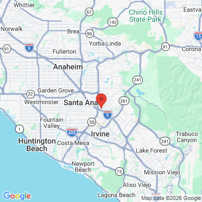 Map to  office in Tustin, CA