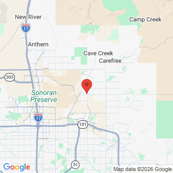 Map to Pro-Dental Care  office in Cave Creek, AZ