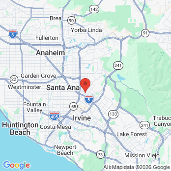 Map to SoCal Oral and Maxillofacial Surgery office in Tustin, CA