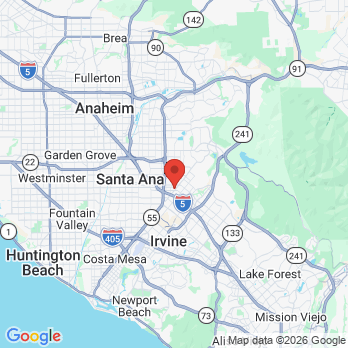 Map to Gold Coast Dental Tustin office in Tustin, CA
