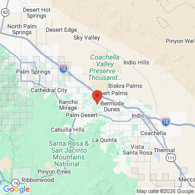 Map to  office in Palm Desert, CA
