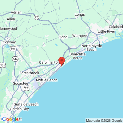 Map to  office in Myrtle Beach, SC