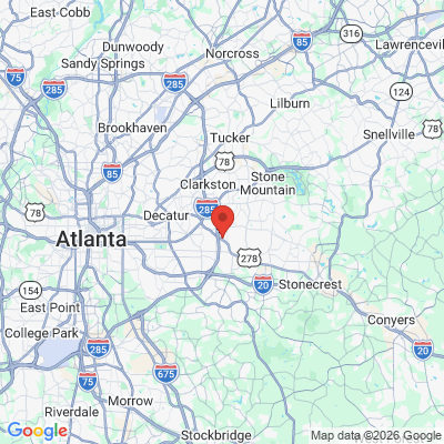 Map to  office in Decatur, GA