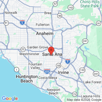 Map to Bristol Modern Dentistry and Orthodontics | Santa Ana office in Santa Ana, CA