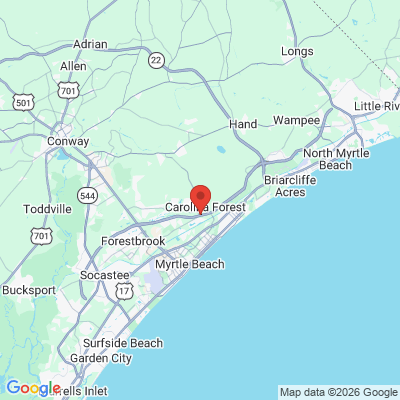 Map to  office in Myrtle Beach, SC