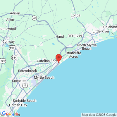 Map to  office in Myrtle Beach, SC