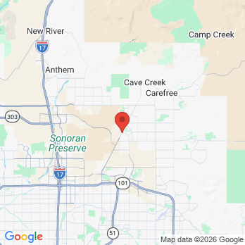 Map to sommer dental care @ tatum ranch office in Cave Creek, AZ