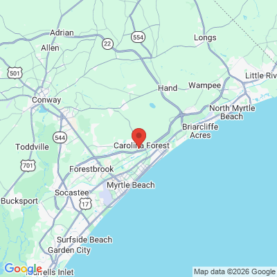 Map to  office in Myrtle Beach, SC