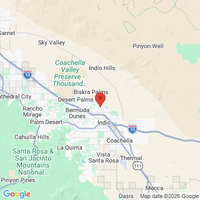 Map to  office in Indio, CA