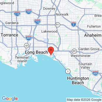 Map to Listiyo Family Dental office in Long Beach, CA