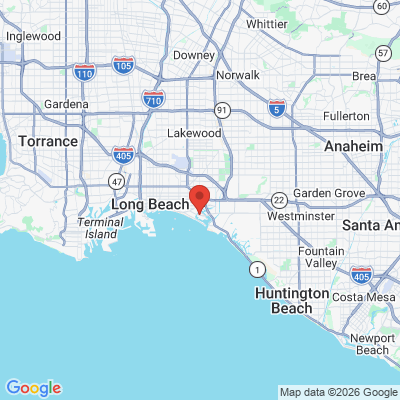 Map to Listiyo Family Dental office in Long Beach, CA