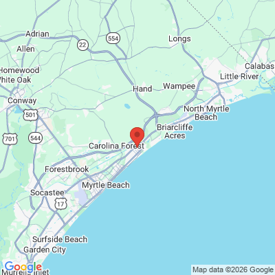 Map to  office in Myrtle Beach, SC