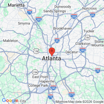Map to Thomas W Kauffman DDS PC office in Atlanta, GA