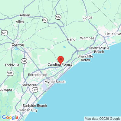 Map to  office in Myrtle Beach, SC