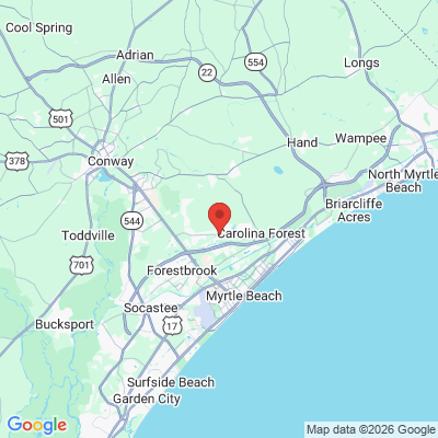 Map to  office in Myrtle Beach, SC